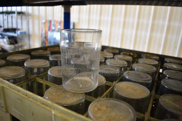 36 Beverage Glasses in Dish Caddy. 3x3x4. 36 Times Your Bid! - Image 2 of 3