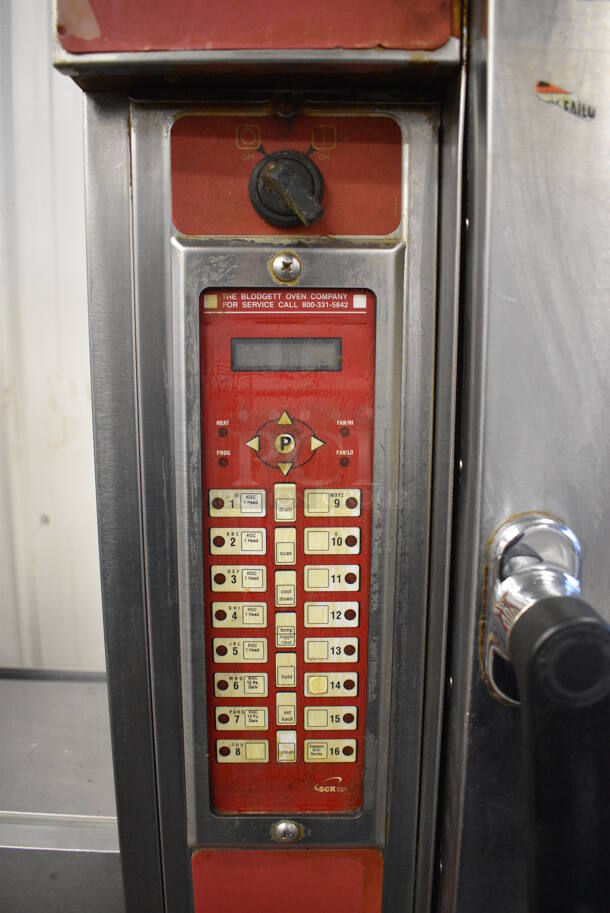 GORGEOUS! Blodgett Model XL50FC Stainless Steel Commercial Electric Powered Single Compartment Convection Oven on Commercial Casters. 208 Volts, 3 Phase. 32x32x69 - Image 4 of 10