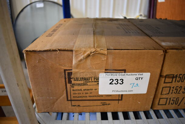 72 BRAND NEW IN BOX! Tablecraft Salt and Pepper Shakers. 1.5x1.5x3. 72 Times Your Bid! - Image 3 of 4