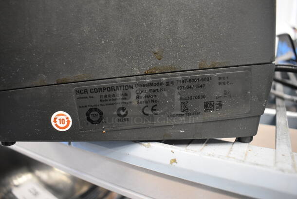 ALL ONE MONEY! Lot of NCR 15" POS Monitor w/ NCR Model 7197-6001-909 Receipt Printer! - Image 3 of 4