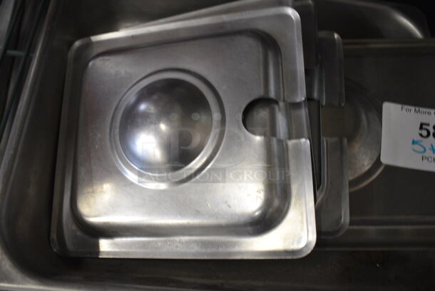 ALL ONE MONEY! Lot of 6 Various Items; 1/2 Size Drop In Bin, 1/3 Size Lid and 4 1/6 Size Lids.  - Image 4 of 4