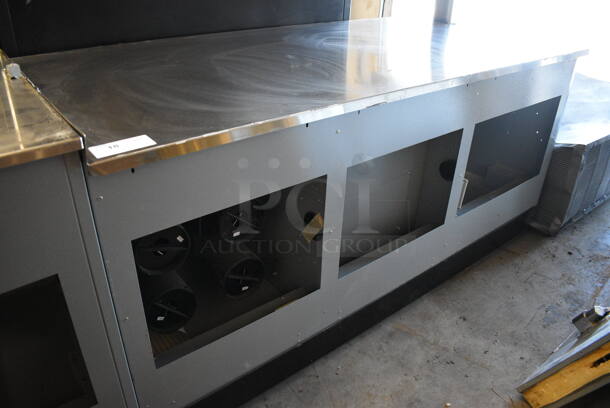 Duke Stainless Steel Commercial Cashier Station to Sandwich Make Line. 73x34x45 - Image 3 of 5
