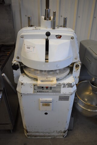 BEAUTIFUL! Esmach Model RED/S36SEM Metal Commercial Floor Style Electric Powered Dough Divider. Divides into 36 Pieces. 208 Volts, 3 Phase. 27x29x81