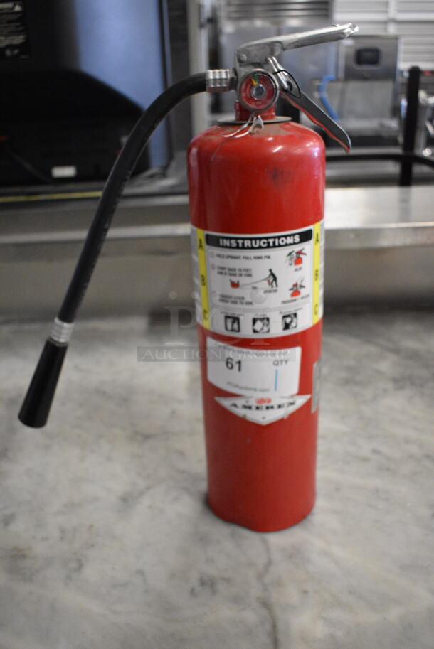 Amerex Fire Extinguisher. 8x5x20