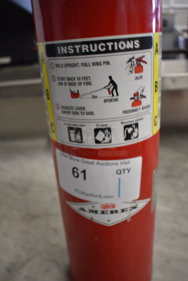 Amerex Fire Extinguisher. 8x5x20 - Image 5 of 6