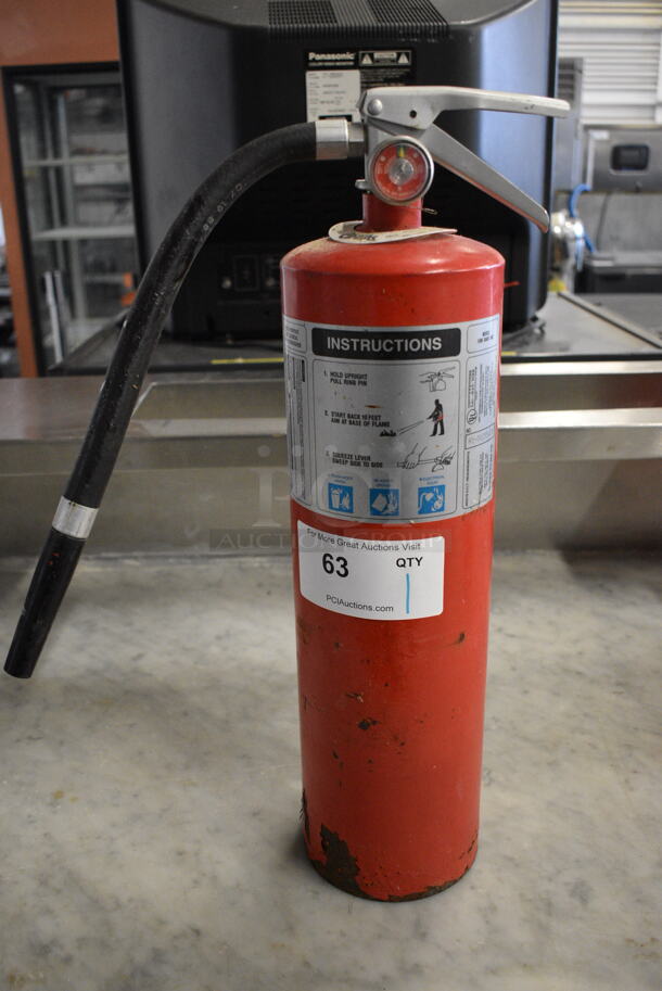 Amerex Fire Extinguisher. 8x5x20