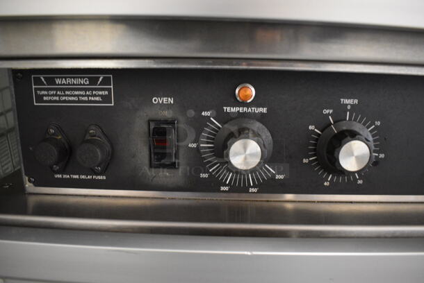 FANTASTIC! Duke Model AHPO-6/18 Stainless Steel Commercial Electric Powered Floor Style Oven Proofer on Commercial Casters. 208 Volts, 3 Phase. 37.5x29.5x78 - Image 4 of 7