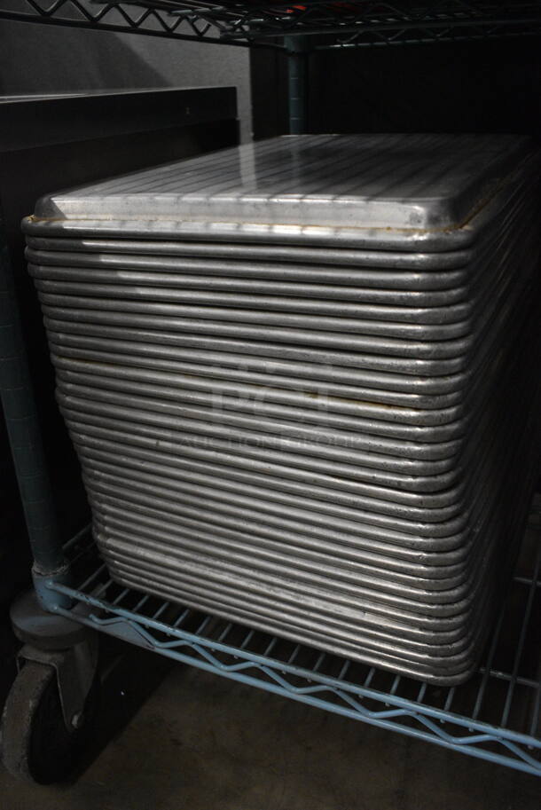 10 Metal Half Size Baking Pans. 13x18x1. 10 Times Your Bid! - Image 2 of 4