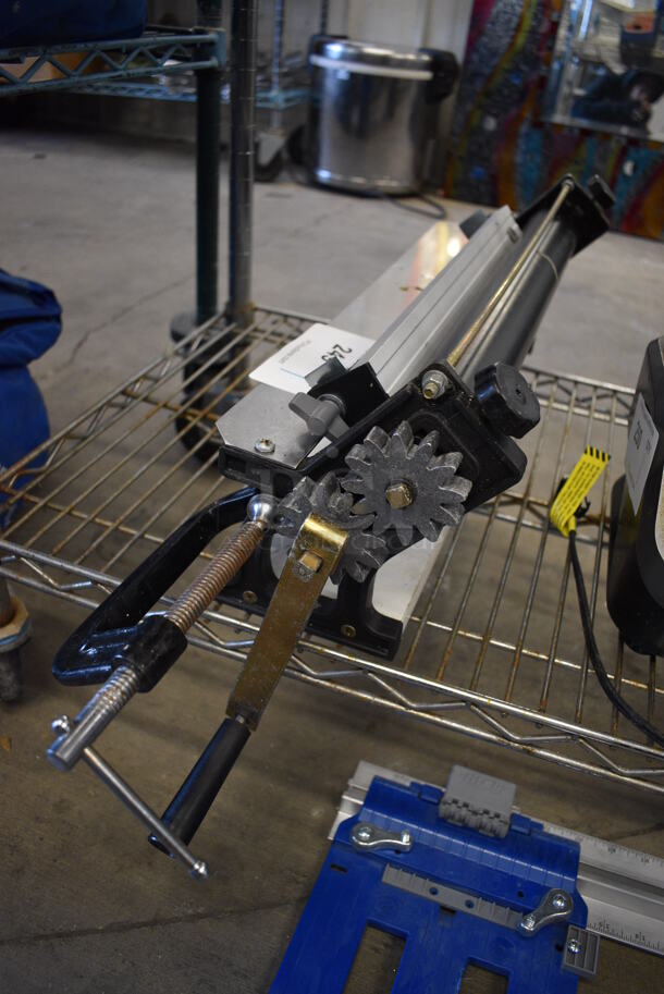 Metal Countertop Sheeter w/ Clamp. 24x6x8 - Image 2 of 4