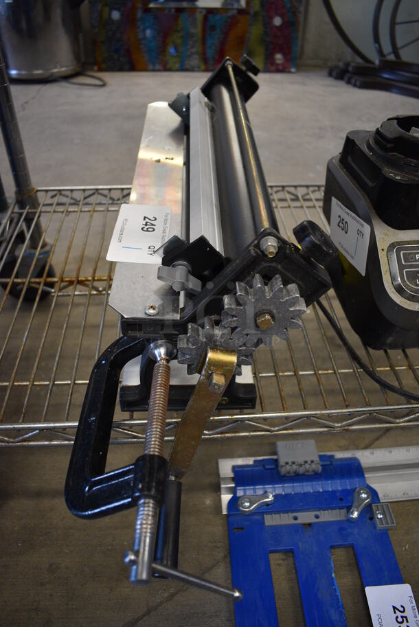 Metal Countertop Sheeter w/ Clamp. 24x6x8 - Image 3 of 4