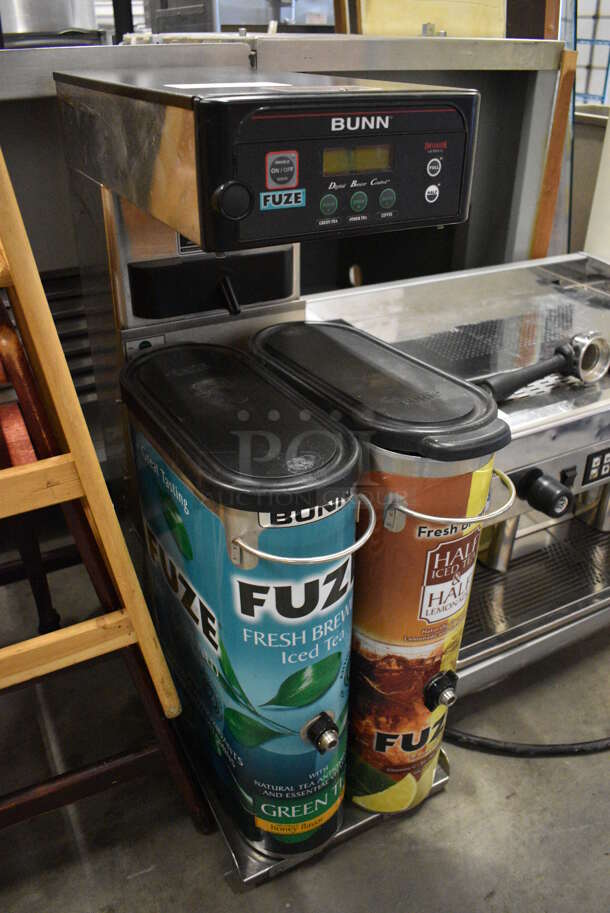 NICE! Bunn Model ITCB-DV Stainless Steel Commercial Countertop Iced Tea Machine w/ 2 Beverage Holder Dispensers. 120 Volts, 1 Phase. 12.5x24x34 - Image 2 of 4