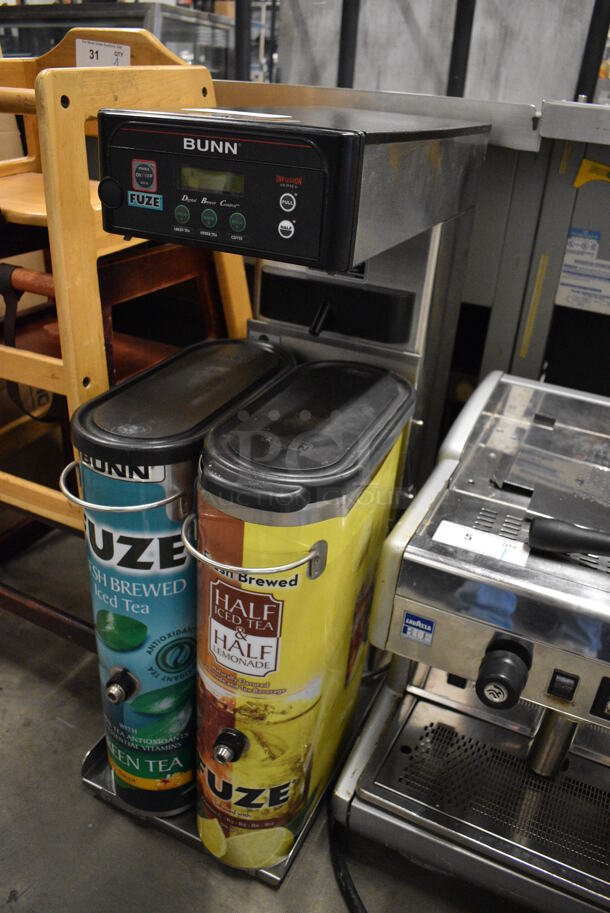 NICE! Bunn Model ITCB-DV Stainless Steel Commercial Countertop Iced Tea Machine w/ 2 Beverage Holder Dispensers. 120 Volts, 1 Phase. 12.5x24x34 - Image 3 of 4