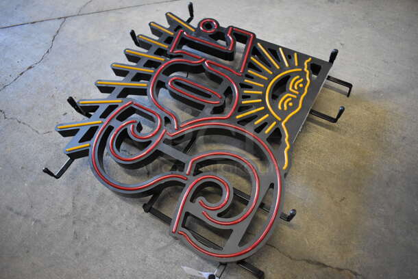 Sol Light Up Sign. Does Not Come w/ Power Cord. 19x3x19 - Image 3 of 4