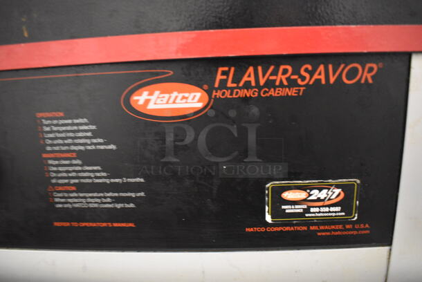 NICE! Hatco Flav-r-savor Metal Commercial Single Door Warming Holding Cabinet Merchandiser on Commercial Casters. 22x24x57. Tested and Working! - Image 5 of 6