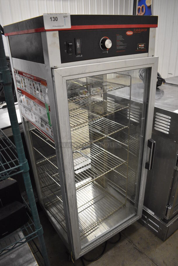 NICE! Hatco Flav-r-savor Metal Commercial Single Door Warming Holding Cabinet Merchandiser on Commercial Casters. 22x24x57. Tested and Working! - Image 6 of 6