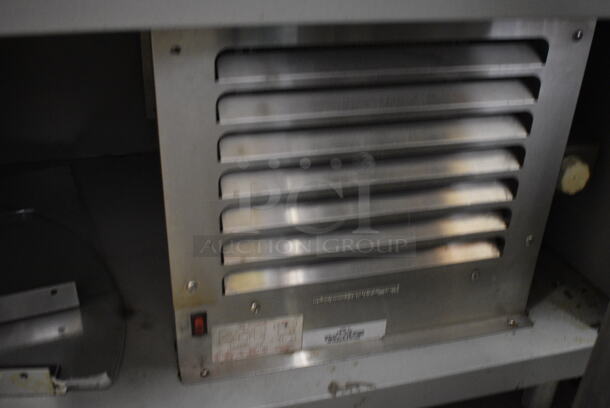 Duke Model SUB FC 206 RT Stainless Steel Subway Sandwich Make Line w/ 18 Black Poly 1/3 Size Drop In Bins. 86x33.5x35.5 - Image 5 of 6