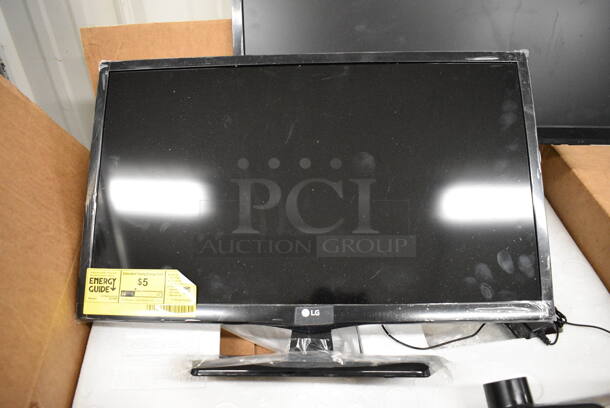 2 Monitors; LG Model 24LH4830 24" and LG Model 23MP55HQ-P 23". 2 Times Your Bid!  - Image 2 of 7