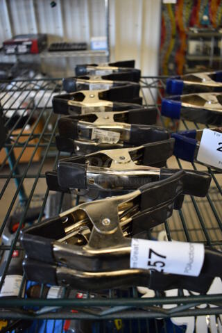 12 Anvil 2" Spring Clamps. 6". 12 Times Your Bid!