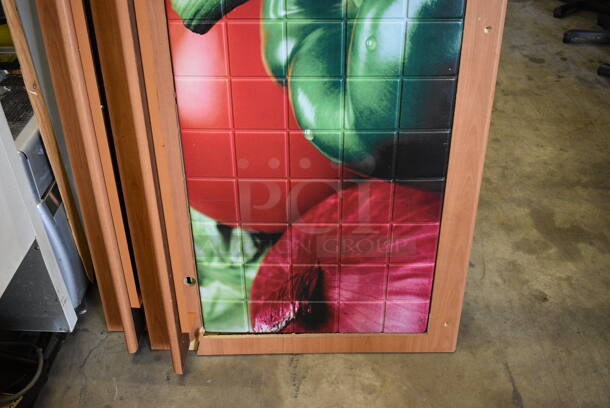 2 Wood Patten Front Panels to Subway Sandwich Make Line. 84x5x30. 2 Times Your Bid! - Image 2 of 4