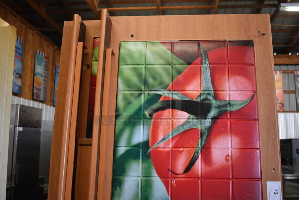 2 Wood Patten Front Panels to Subway Sandwich Make Line. 84x5x30. 2 Times Your Bid! - Image 3 of 4