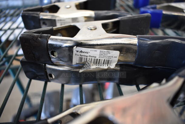 12 Anvil 2" Spring Clamps. 6". 12 Times Your Bid! - Image 4 of 4