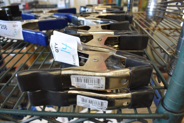 14 Anvil 2" Spring Clamps. 6". 14 Times Your Bid! - Image 3 of 4