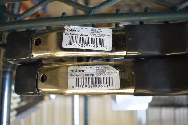 14 Anvil 2" Spring Clamps. 6". 14 Times Your Bid! - Image 4 of 4