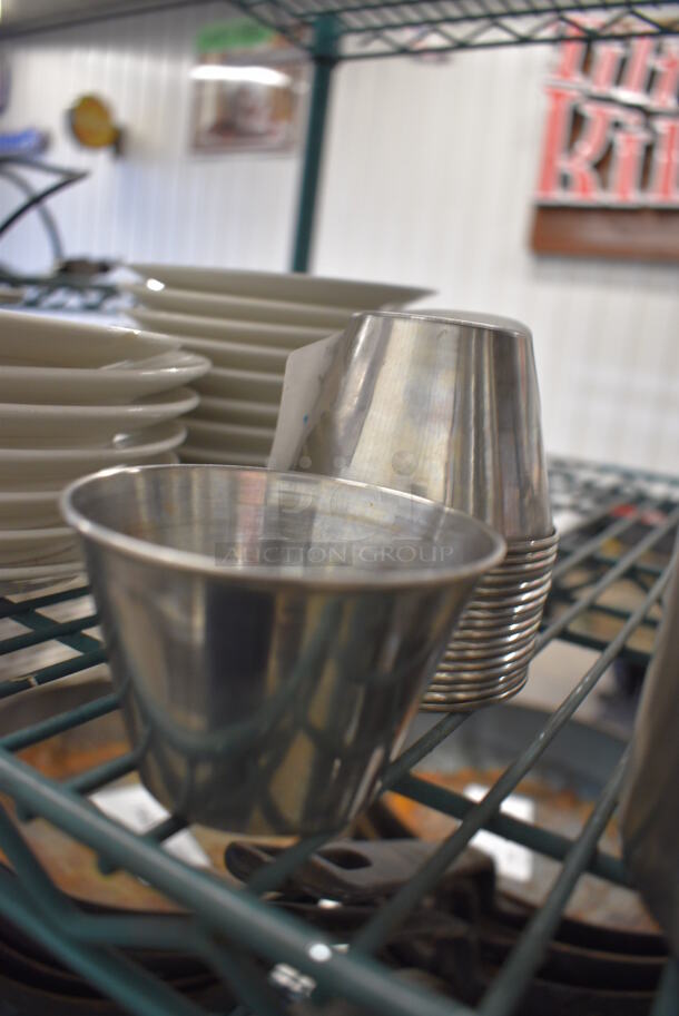 17 Metal Food Portion Sauce Cups. 3x3x2. 17 Times Your Bid! - Image 2 of 3