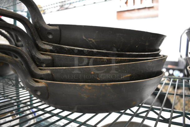 5 Cast Iron Skillets. 25x13x2.5. 5 Times Your Bid! - Image 3 of 3