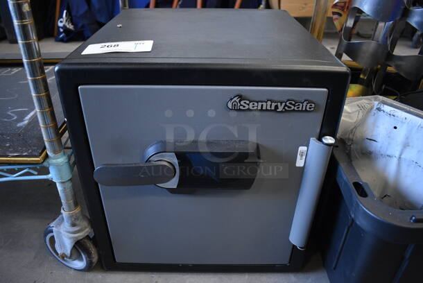 SentrySafe Black Metal Single Compartment Safe. 16x18x18