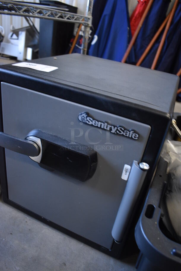 SentrySafe Black Metal Single Compartment Safe. 16x18x18 - Image 2 of 4