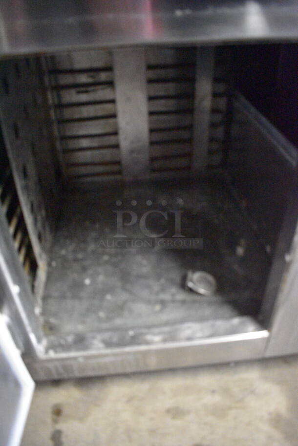 SWEET! Stainless Steel Commercial Dough Retarder w/ Marble Countertop, 4 Lower Doors and Overshelf on Commercial Casters. 96x35x44. Tested and Does Not Power On - Image 8 of 12