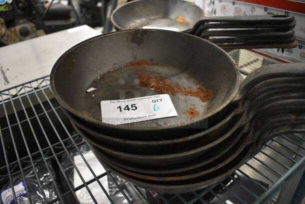 6 Cast Iron Skillets. 19x10x2. 6 Times Your Bid! - Image 2 of 3