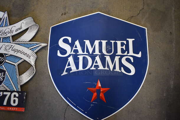2 Metal Samuel Adams Signs. 17x18, 16x17. 2 Times Your Bid! - Image 3 of 4