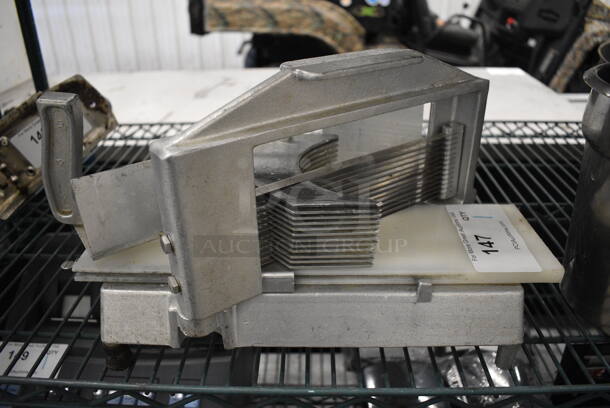 Metal Commercial Countertop Tomato Slicer. 17x8x9 - Image 1 of 4