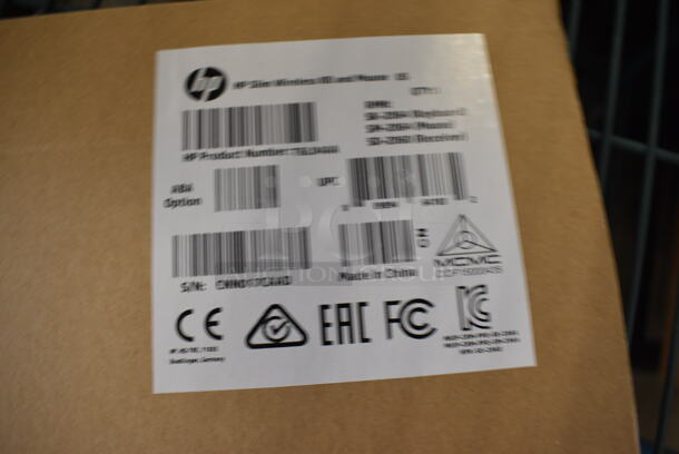 IN ORIGINAL BOX! HP Computer Keyboard and Mouse. 15x5x1, 2.5x4x1 - Image 2 of 4