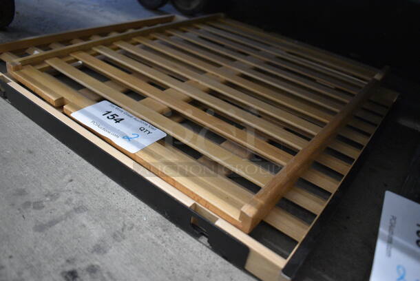 ALL ONE MONEY! Lot of 2 Wood Pattern Pieces! 21x9x1, 16x20x1 - Image 2 of 3