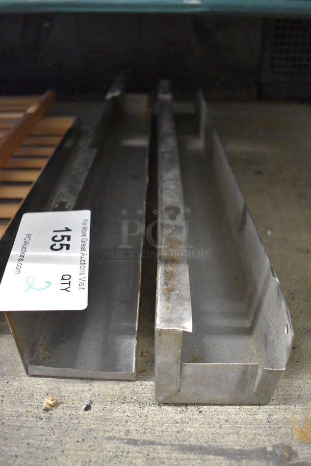2 Stainless Steel Kickplates. 23.5x3x3. 2 Times Your Bid! - Image 2 of 2