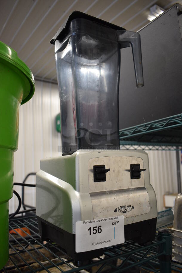 Omega Model BL430 Metal Commercial Countertop Blender w/ Pitcher. 120 Volts, 1 Phase. 8x9x20. Tested and Working! - Image 2 of 5