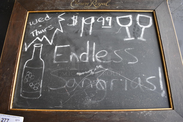 Crown Royal Blackboard. 29x1x23 - Image 4 of 5