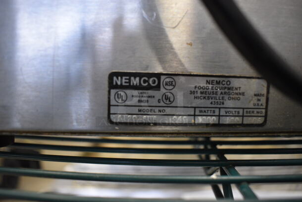 NICE! Nemco Model 6120-SUB Stainless Steel Commercial Countertop 2 Well Food Warmers w/ 2 Drop Ins. 120 Volts, 1 Phase. 19x9x9. Tested and Working! - Image 4 of 5