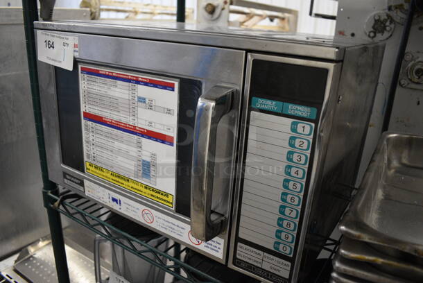 Sharp Model R-25JT-F Stainless Steel Commercial Countertop Microwave Oven. 208/230 Volts, 1 Phase. 20x20x13 - Image 2 of 7
