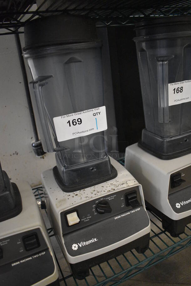 Vita-Mix Model VM0100A Metal Commercial Countertop Blender w/ Pitcher. Lid Is Missing Piece. 120 Volts, 1 Phase. 7.5x8.5x19. Tested and Powers On But Parts Do Not Move - Image 3 of 7