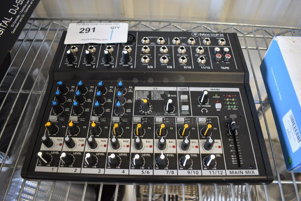 Mix12FX 12 Channel Compact Mixer w/ Effects Controller. Does Not Come w/ Power Cord. 12x9.5x2