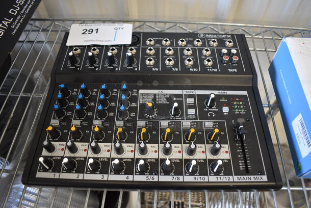 Mix12FX 12 Channel Compact Mixer w/ Effects Controller. Does Not Come w/ Power Cord. 12x9.5x2 - Image 1 of 4