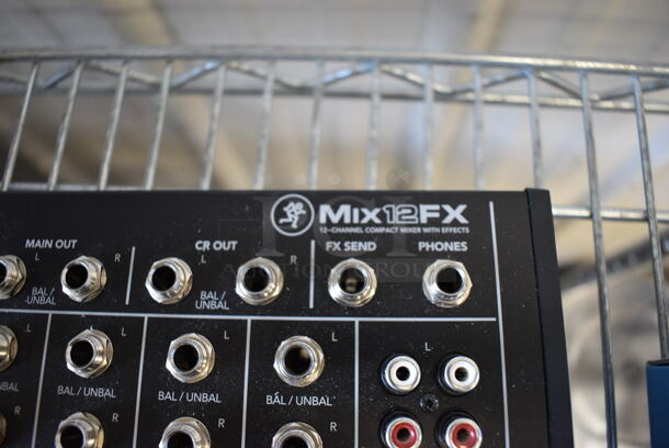 Mix12FX 12 Channel Compact Mixer w/ Effects Controller. Does Not Come w/ Power Cord. 12x9.5x2 - Image 4 of 4