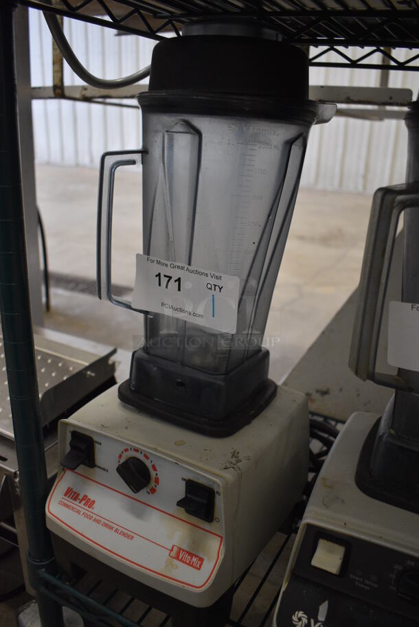 Vita-Mix Model VM0101 Metal Commercial Countertop Blender w/ Pitcher. 120 Volts, 1 Phase. 7.5x8.5x19. Tested and Working! - Image 2 of 6