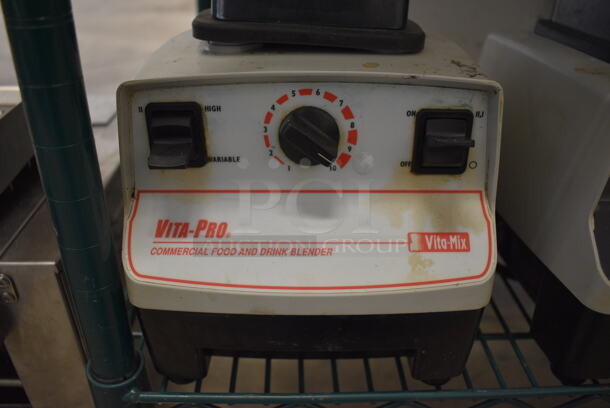 Vita-Mix Model VM0101 Metal Commercial Countertop Blender w/ Pitcher. 120 Volts, 1 Phase. 7.5x8.5x19. Tested and Working! - Image 3 of 6
