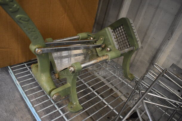 Metal Countertop French Fry Cutter. 8x21x19 - Image 2 of 3
