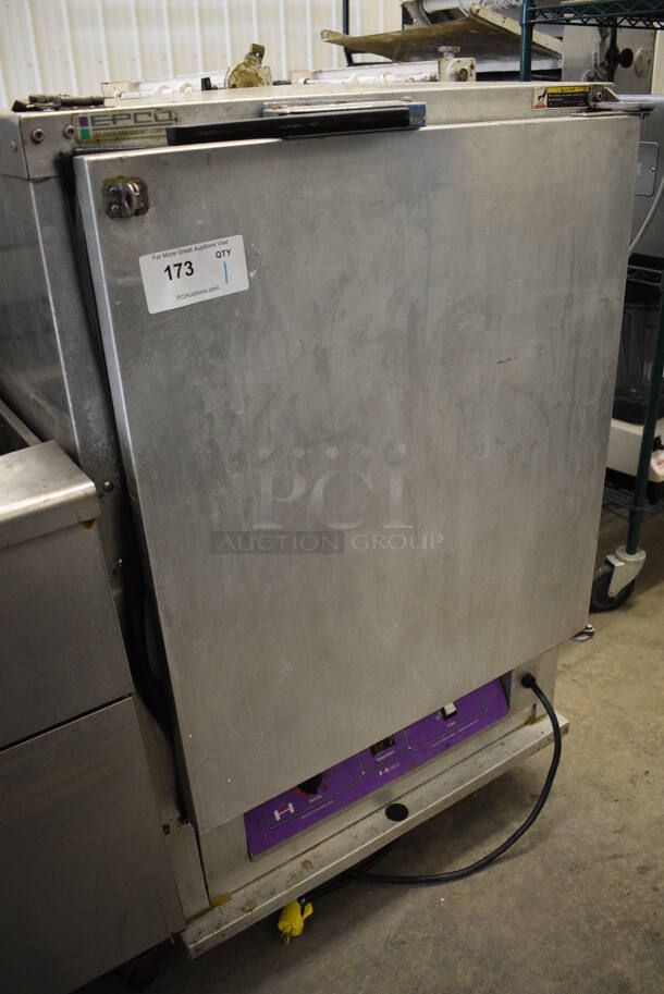 NICE! Epco Metal Commercial Electric Powered Heated Holding Cabinet on Commercial Casters. 30x36x47. Tested and Does Not Power On - Image 1 of 6